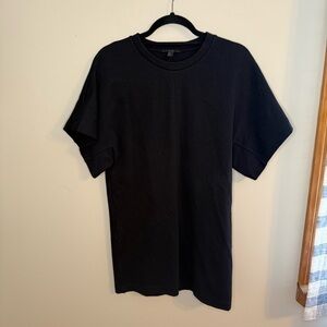 COS Cotton/Nylon Mix Black T-Shirt Shift Dress XS